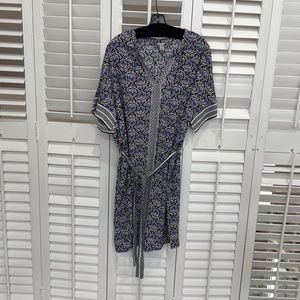 Jigsaw Mayan Tile Frill Detail Dress